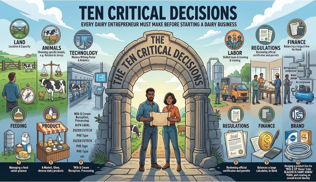 Ten Critical Decisions Every Dairy Entrepreneur Must Make